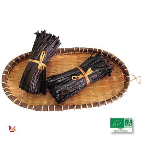 2 bottes de gousses de Vanille Biologique LAVANY Bourbon de Madagascar