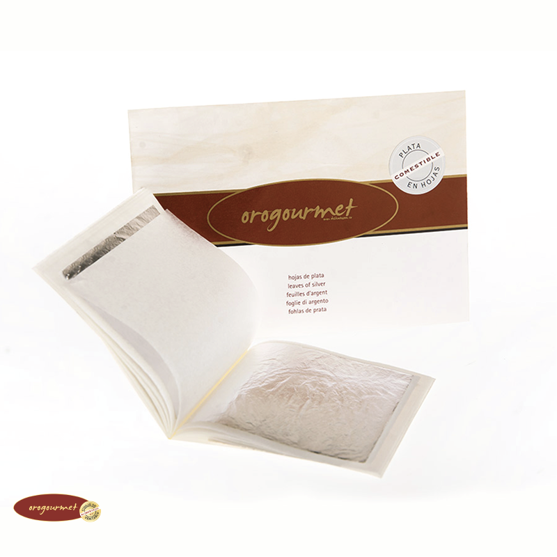 8 x 8 cm – 25 lose Blätter SILBER