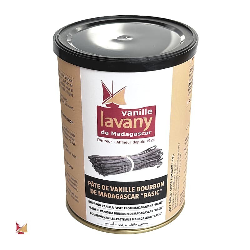 LAVANY Pasta Vaniglia - Barattolo PET - Peso netto 1,25 kg