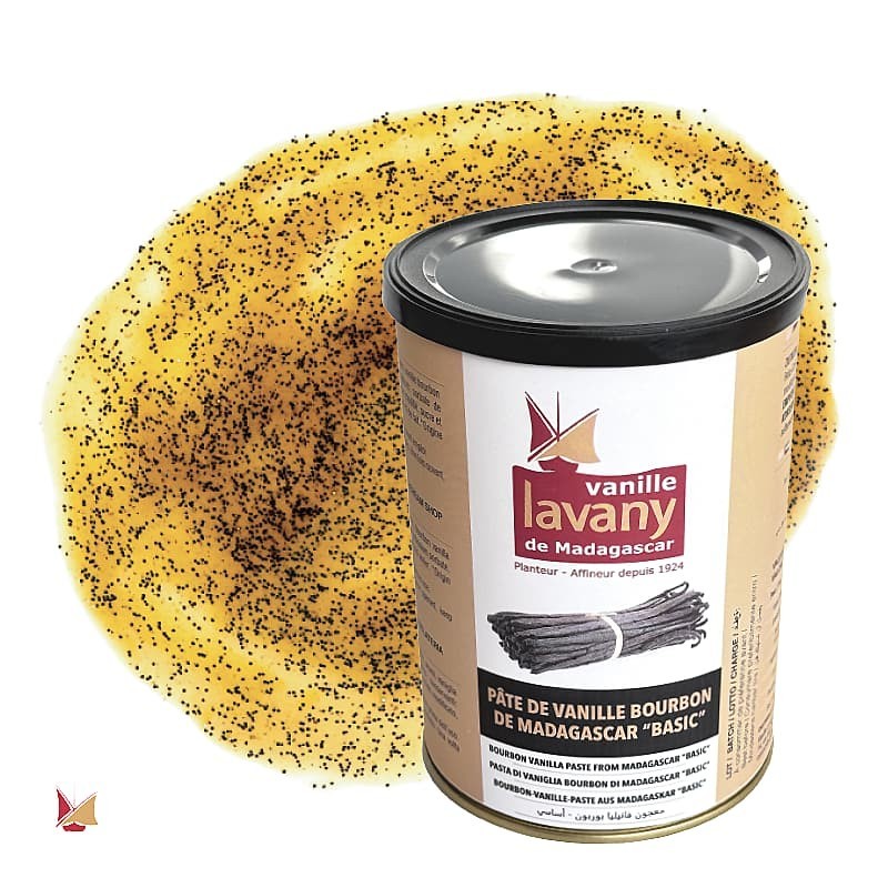 Pâte de Vanille LAVANY - Pot de verre - Poids net 1,25 kg