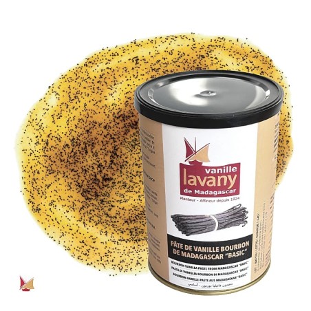 LAVANY Vanillepaste – Glas – Nettogewicht 1,25 kg